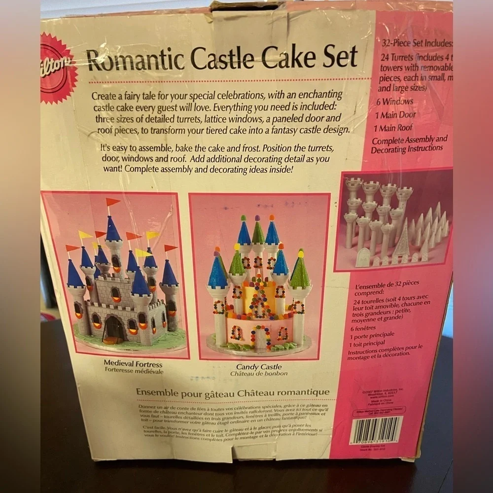 Wilton Romantic Castle Cake Making Set 32 Piece Complete Set PLUS a 2nd Partial